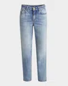 Balmain Flared Denim Jeans In Blue