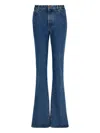 Balmain Flared-leg Jeans In Blue