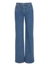 Balmain Flared-leg Jeans In Blue