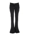 Balmain Low-rise Bootcut Jeans In Black