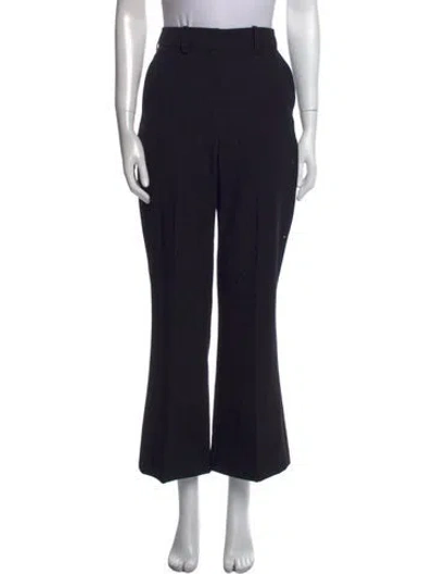Pre-owned Balmain Flared Pants In Black