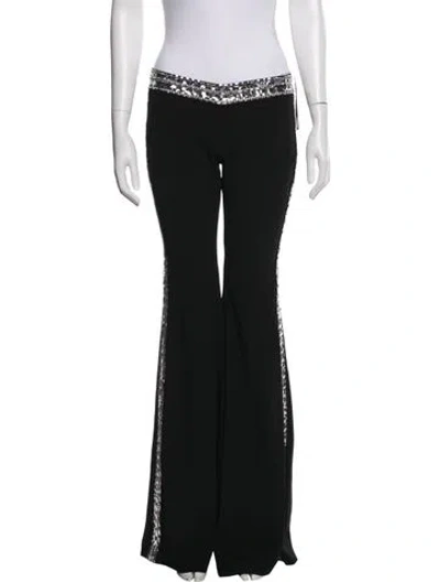 Pre-owned Balmain Flared Pants In Black
