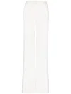 Balmain High-waisted Crepe Flare Pants