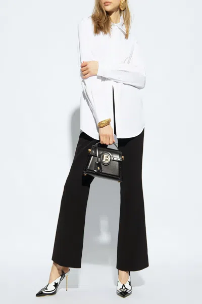 Balmain Flared Trousers In Black