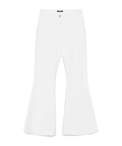 Balmain Flared Trousers In White