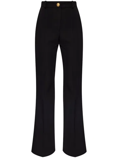 BALMAIN FLARED VIRGIN-WOOL TROUSERS
