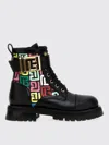 Balmain Charlie Multi Monogram Ranger Booties In Bunt