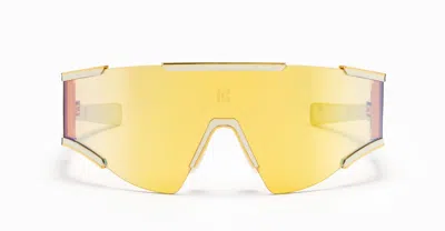 Balmain Fleche - Gold / Bone Sunglasses In Gold, White