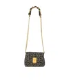 Balmain 1945 Mini Shoulder Bag In Black