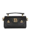 Balmain Small Top Handle B-buzz Bag In Black