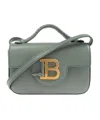 Balmain Flip Shoulder Bag In Gray