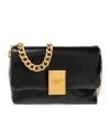 Balmain Logo-plaque Cross Body Bag In Yellow
