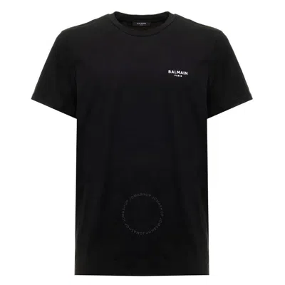 Balmain Black Cotton T-shirt