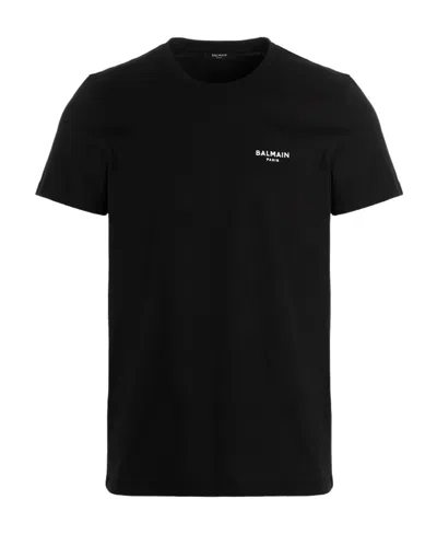 Balmain Black Cotton T-shirt