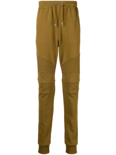 Balmain Jogginghose Aus Bio-baumwolle In Green