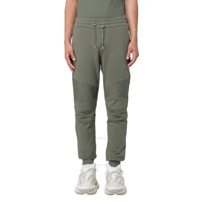 BALMAIN BALMAIN FLOCKED LOGO PRINT JOGGERS