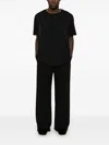 Balmain Flocked-logo T-shirt In Black