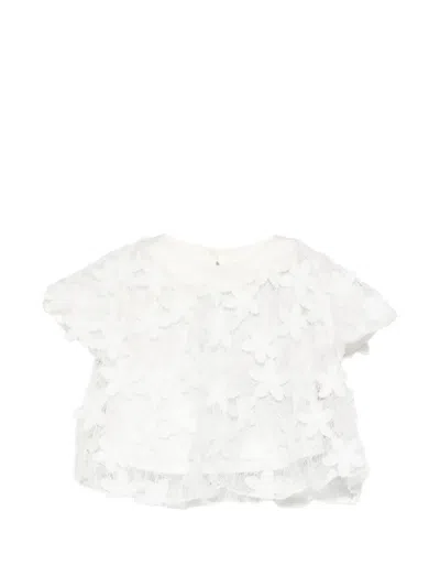 Balmain Babies' Floral-pattern Top In Multi
