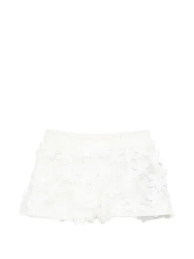 Balmain Babies' Floral-lace Shorts In White