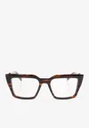 Balmain Formee Brille Mit Oversized-gestell In Brown