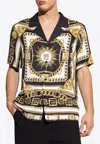 Balmain Printed Pyjama Shirt With Foulard Chaînes Pattern In Multi