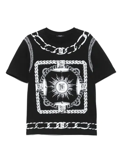Balmain Foulard-print T-shirt