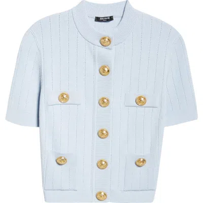 BALMAIN BALMAIN FOUR POCKET CARDIGAN