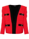 Balmain Jackets In Red