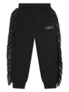 Balmain Fringe-detailing Joggers In Black