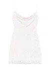Balmain Fringed Dress In Pink