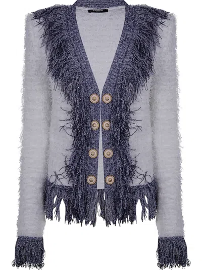 BALMAIN FRINGED JACKET