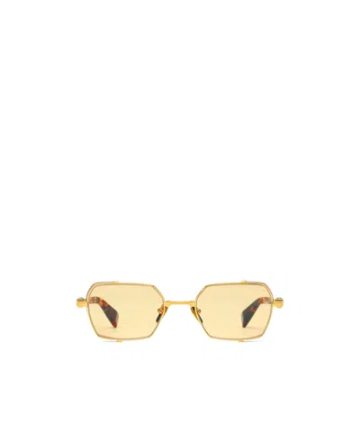 Balmain Full Frame Sunglasses In Nude