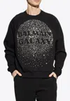 Balmain Galaxy Embroidered Sweatshirt