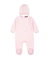 Balmain Geometric Pattern Jumpsuit And Hat Two-piece In Pink