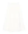 Balmain Geometric Pattern Skirt In White