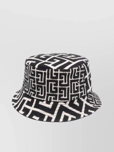 Balmain Hats In Ivoire/noir