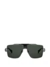 Balmain Geometric-frame Sunglasses In Black