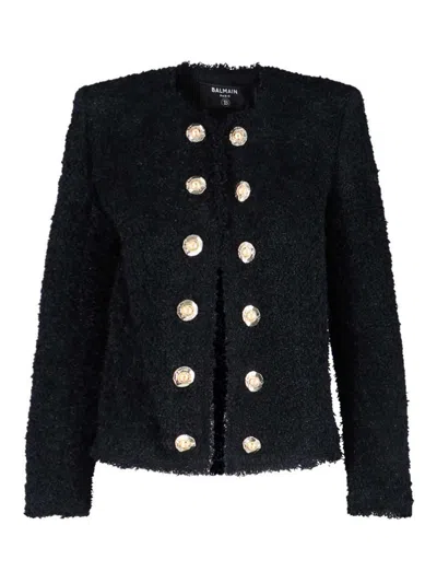 Balmain Giacca In Tweed