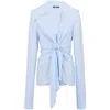 Balmain Gingham-check Pattern Cotton Shirt In Blue