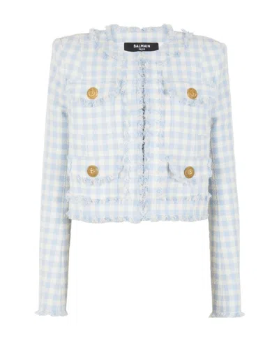 BALMAIN BALMAIN TWEED EMBOSSED JACKET