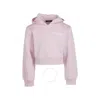 Balmain Girls Cotton Logo-print Hoodie In Pink