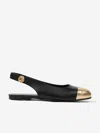 Balmain Round-headed Sandals In Black