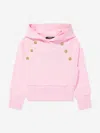 Balmain Long-sleeved Sweater In Pink