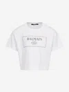 Balmain Girls Logo Print T-shirt In White