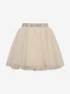 Balmain Logo-waistband Tutu In Neutral