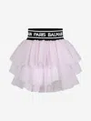 Balmain Girls Spotted Tulle Skirt 16 Yrs Pink In Pink
