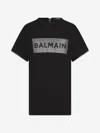 BALMAIN GIRLS VI LOGO DRESS 10 YRS BLACK
