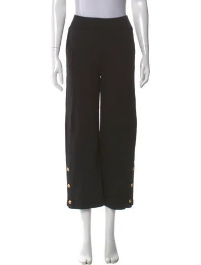 Pre-owned Balmain Kids' Girls' Woven Flat Front Pants. Designer Size 12a. Machine Washable. In Black
