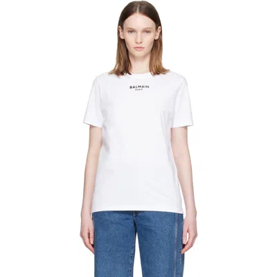 Balmain ホワイト 'givenchy Paris' プリントtシャツ In White