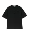 Balmain Glitter T-shirt In Black